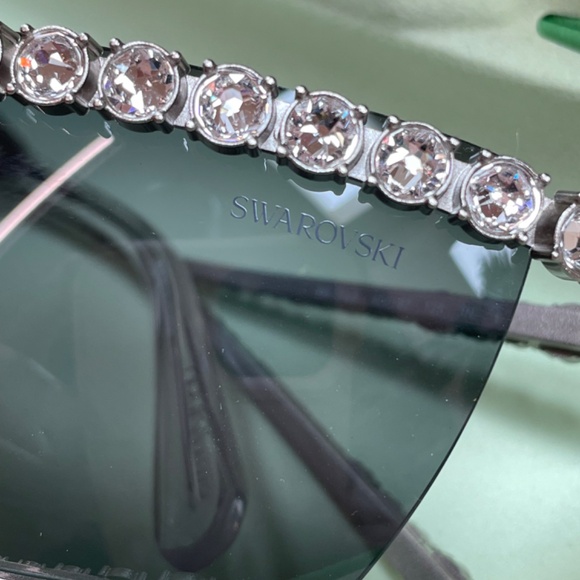 Swarovski Mask Sunglasses (Gray) NWT! main image 9